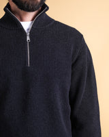 HALFZIP ORGANIC COTTON MEN'S KNIT