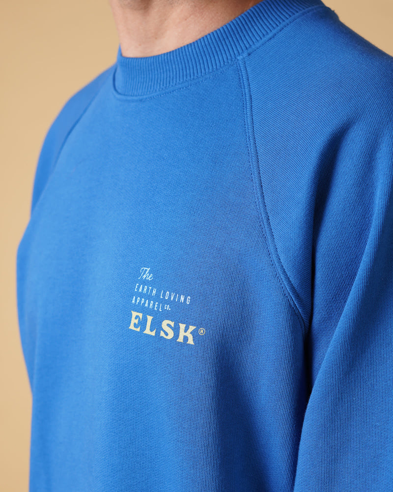 EARTH LOVING MEN'S RAGLAN CREWNECK