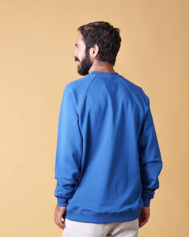 EARTH LOVING MEN'S RAGLAN CREWNECK