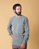 WAFFLE MEN'S POCKET LONGSLEEVE