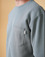 WAFFLE MEN'S POCKET LONGSLEEVE
