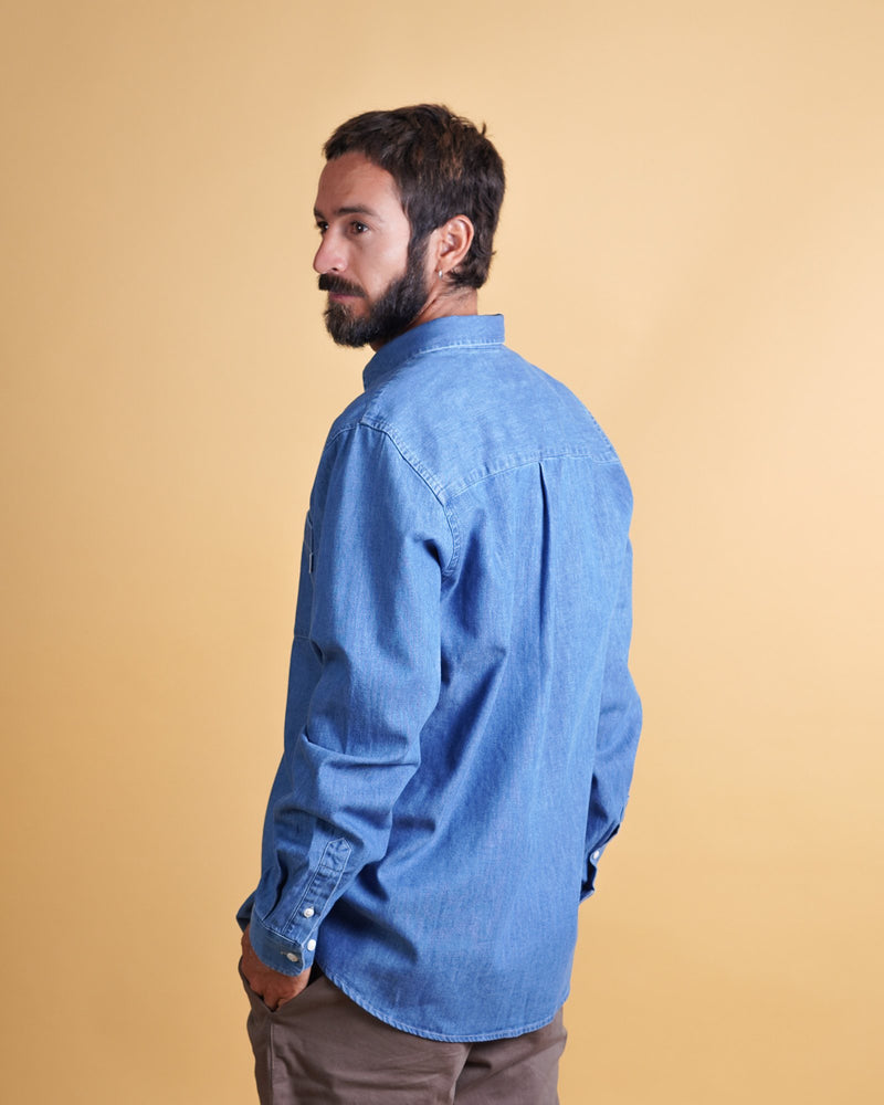 CHAMBRAY MEN'S BD SHIRT