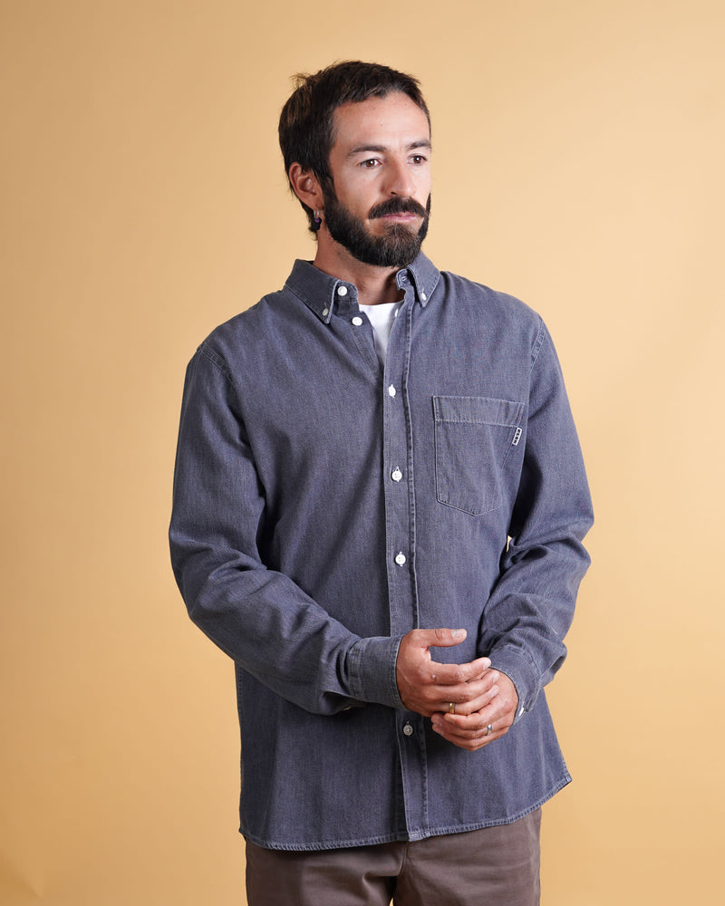 CHAMBRAY MEN'S BD SHIRT