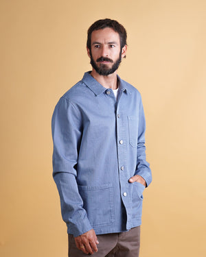 KILIAN MEN'S HERRINGBONE OVERSHIRT