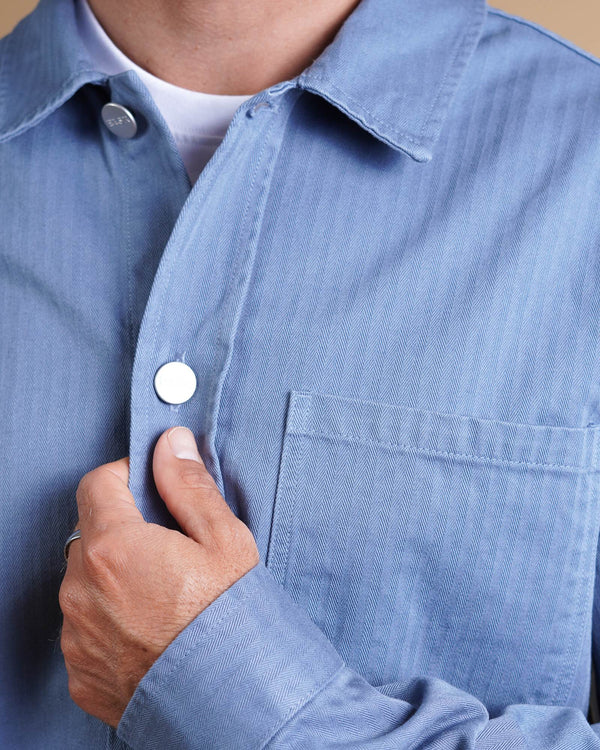 KILIAN MEN'S HERRINGBONE OVERSHIRT