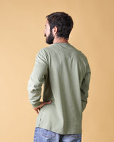 WIND CH MEN'S BRUSHED LS T-SHIRT