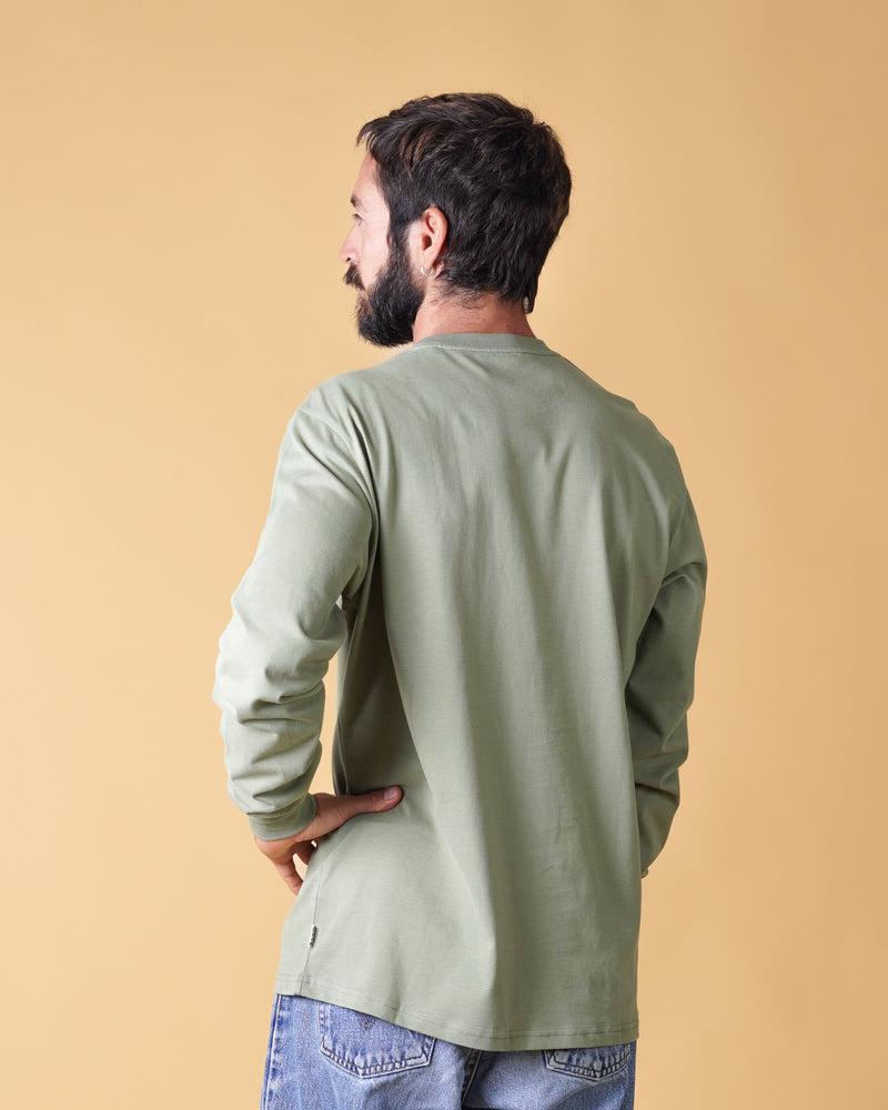 WIND CH MEN'S BRUSHED LS T-SHIRT