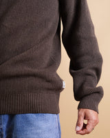 HALFZIP ORGANIC COTTON MEN'S KNIT
