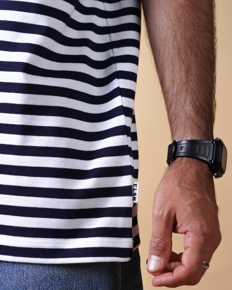 STRIPED MEN'S BASIC T-SHIRT