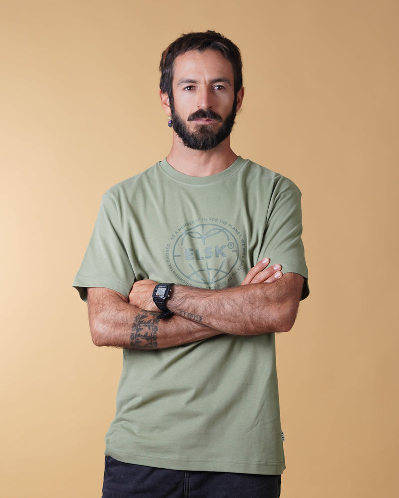 STATEMENT GLOBE MEN'S BRUSHED T-SHIRT