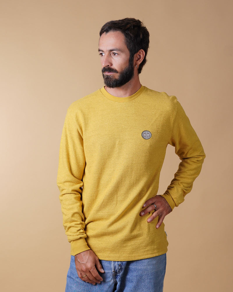 GLOBE MEN'S HEMP LS T-SHIRT