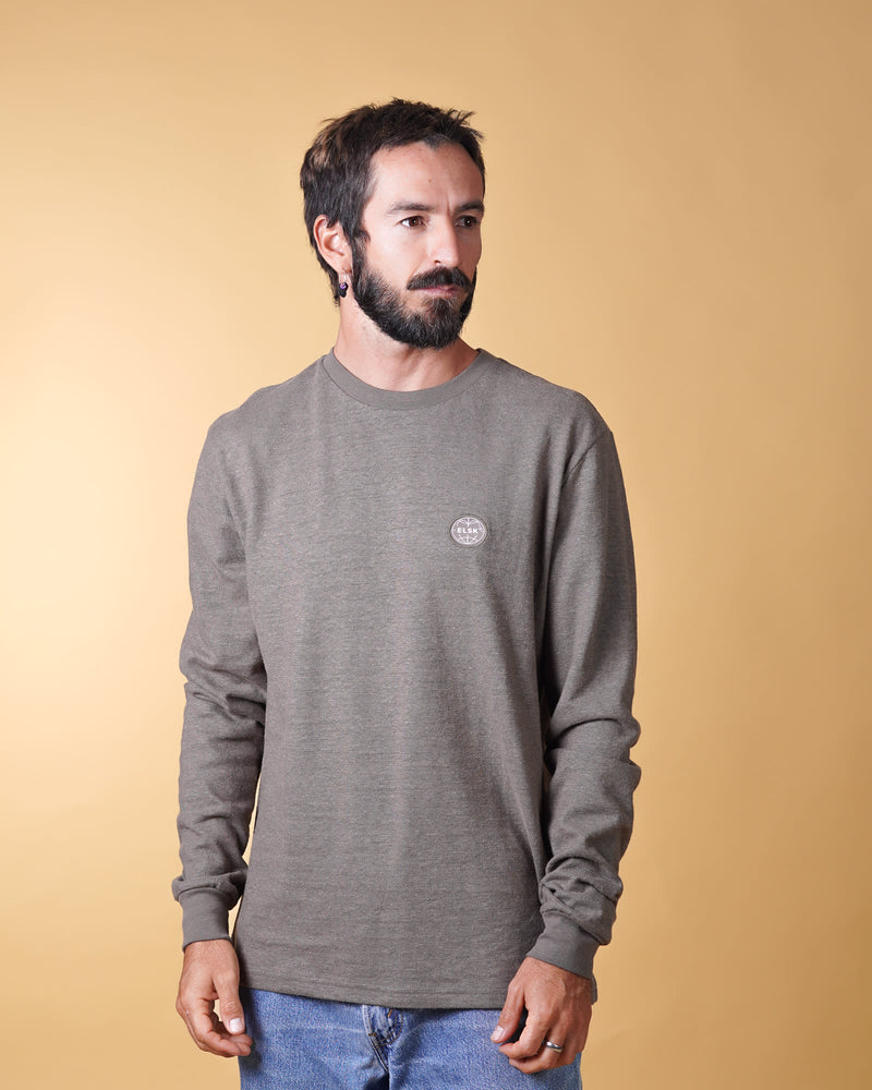 GLOBE MEN'S HEMP LS T-SHIRT