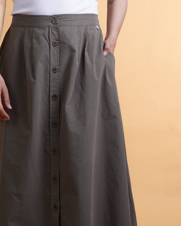 POPLIN WOMEN'S SKIRT