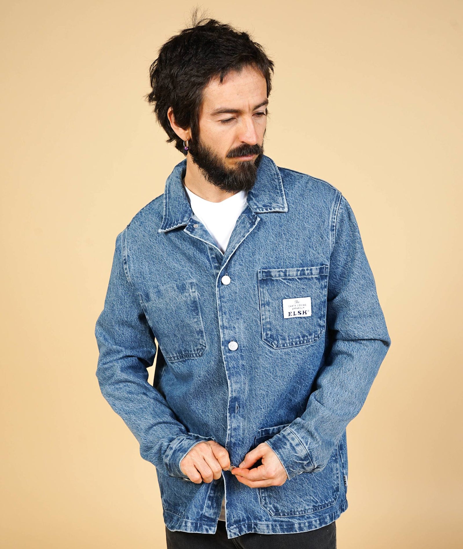ELSK DENIM MEN'S OVERSHIRT | designet med mening - produceret – ELSK®