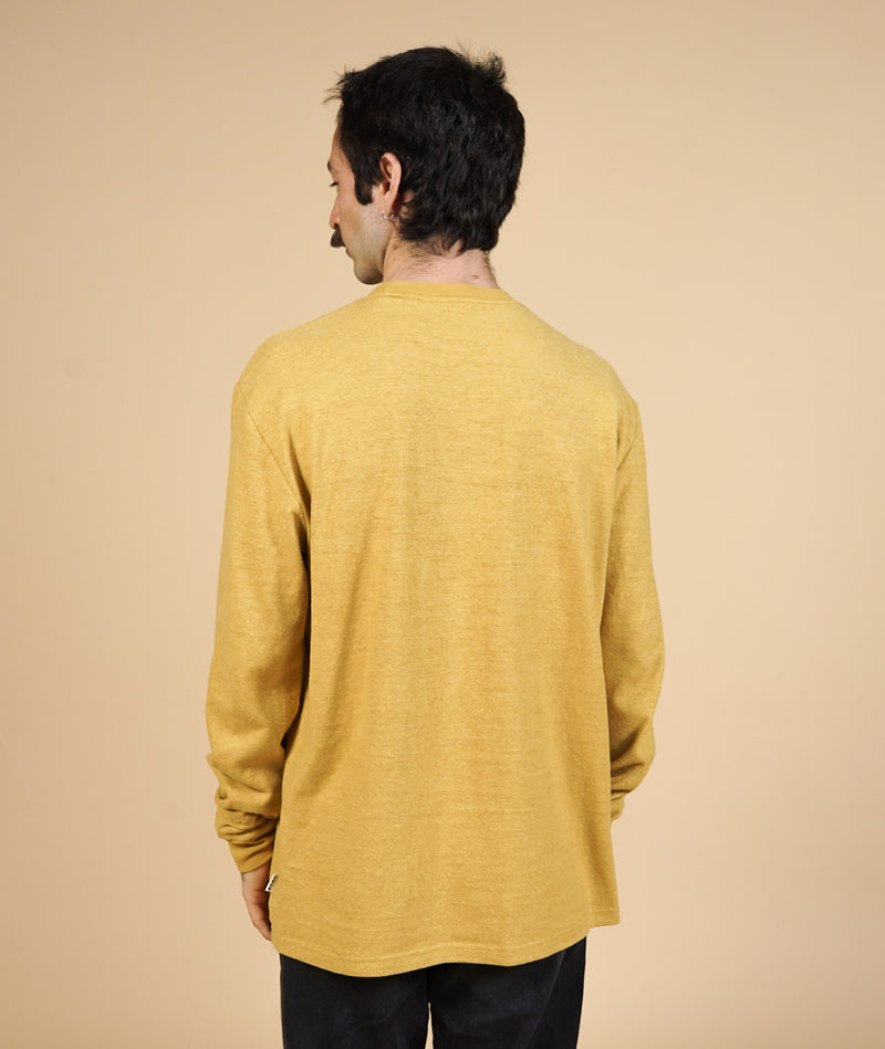 GLOBE MEN'S HEMP LS T-SHIRT