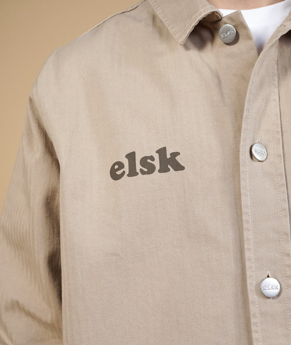 HERRINGBONE MEN'S BP OVERSHIRT