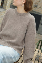 ROUNDNECK WOMEN'S RECYCLED WOOL KNIT