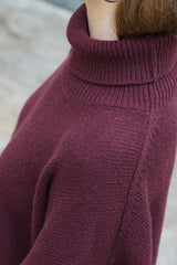 HIGHNECK WOMEN'S RECYCLED WOOL KNIT