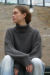 HIGHNECK WOMEN'S RECYCLED WOOL KNIT