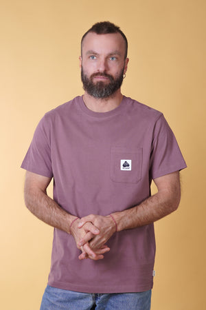 POCKET MEN'S BRUSHED T-SHIRT