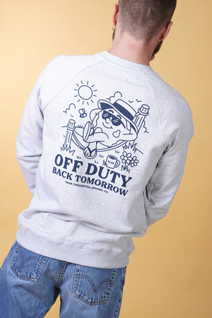 OFF DUTY BP MEN'S RAGLAN CREWNECK
