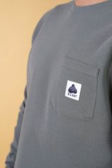 WAFFLE MEN'S POCKET LONGSLEEVE