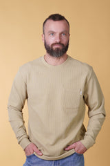 WAFFLE MEN'S POCKET LONGSLEEVE