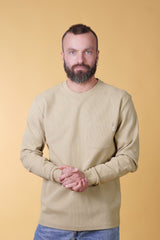 WAFFLE MEN'S POCKET LONGSLEEVE