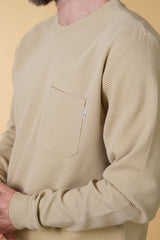 WAFFLE MEN'S POCKET LONGSLEEVE