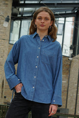 CHAMBRAY WOMEN'S SHIRT