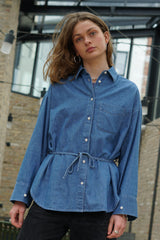 CHAMBRAY WOMEN'S SHIRT