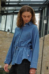 CHAMBRAY WOMEN'S SHIRT