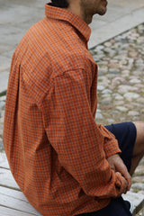 CHECKED MEN'S RELAXED SHIRT