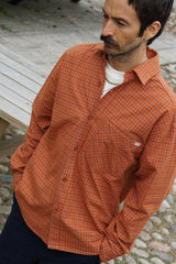 CHECKED MEN'S RELAXED SHIRT