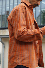 CHECKED MEN'S RELAXED SHIRT