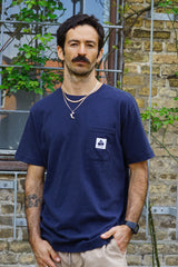 POCKET MEN'S BRUSHED T-SHIRT