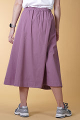 POPLIN WOMEN'S SKIRT