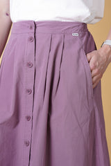 POPLIN WOMEN'S SKIRT