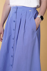 POPLIN WOMEN'S SKIRT