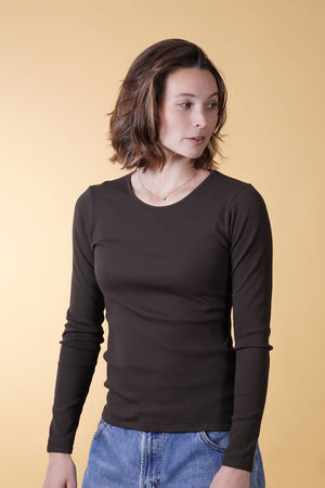 RIB WOMEN'S LS T-SHIRT