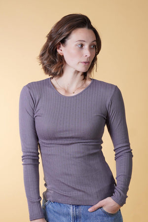 POINTELLE WOMEN'S LS T-SHIRT