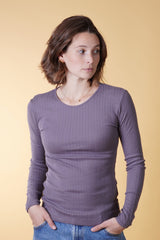 POINTELLE WOMEN'S LS T-SHIRT