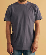01111 | ELSK ESSENTIAL BRUSHED T-SHIRT | STONE PURPLE