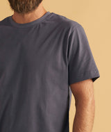 01111 | ELSK ESSENTIAL BRUSHED T-SHIRT | STONE PURPLE