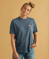 RE.ELSK 11062 | ELSK TECH PCH AGNES WOMEN'S TEE | VINTAGE INDIGO