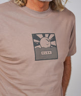 01055 | ELSK® CUBE21 BRUSHED T-SHIRT | TAUPE BROWN