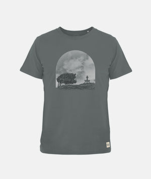2317 |ELSK® KARBAK MEN'S BRUSHED TEE  | DARK SHADOW