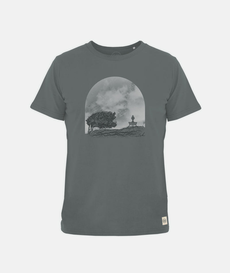 2317 |ELSK® KARBAK MEN'S BRUSHED TEE  | DARK SHADOW