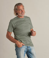 2331 | ELSK® ESSENTIAL BRUSHED T-SHIRT | DUSTY GREEN