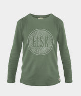 2355 | ELSK® WEB LOGO MEN'S LIGHTWEIGHT CREWNECK | FOREST GREEN